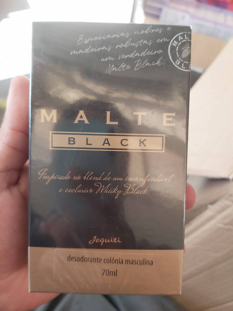 Desodorante colônia masculina Malte Black