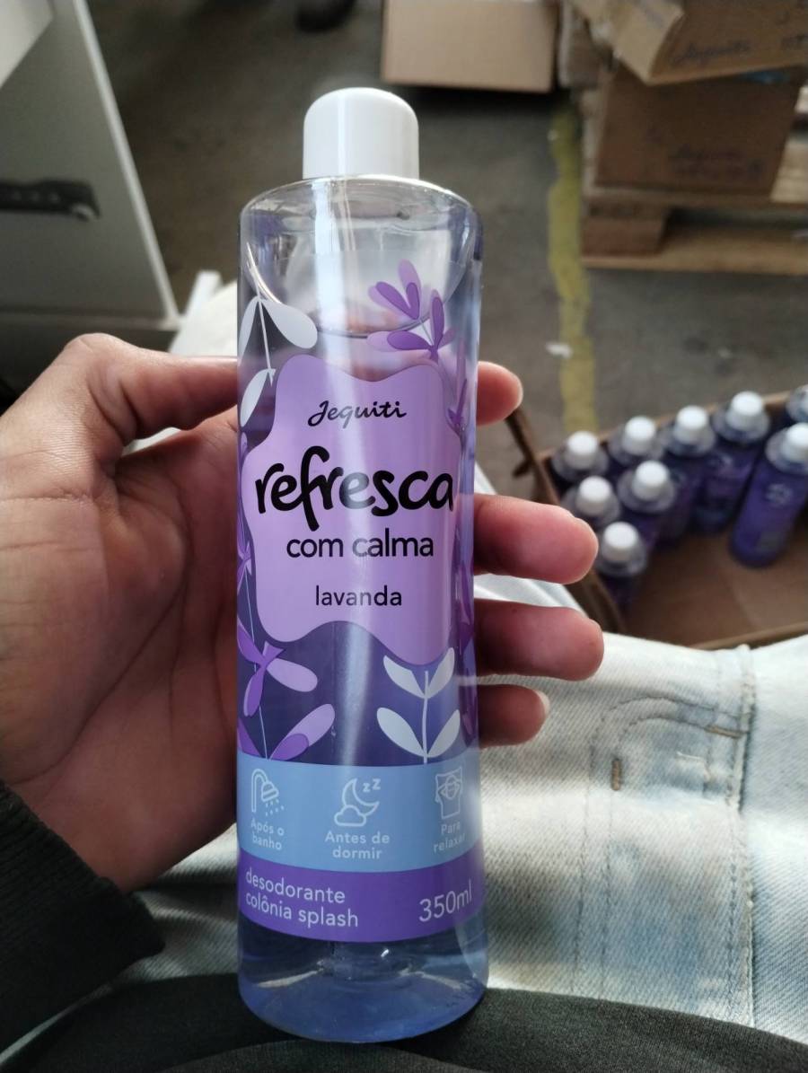 Desodorante colônia splash Refresca com calma lavanda