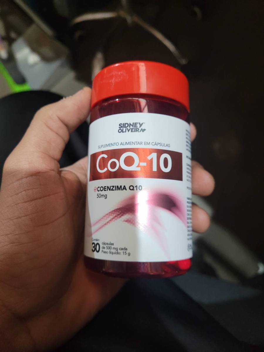 Suplemento alimentar em cápsulas Coenzima Q10 50mg