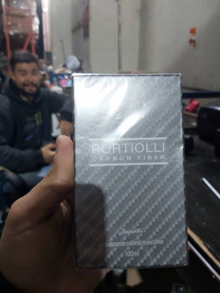 Desodorante colônia masculina Portiolli Carbon Fiber