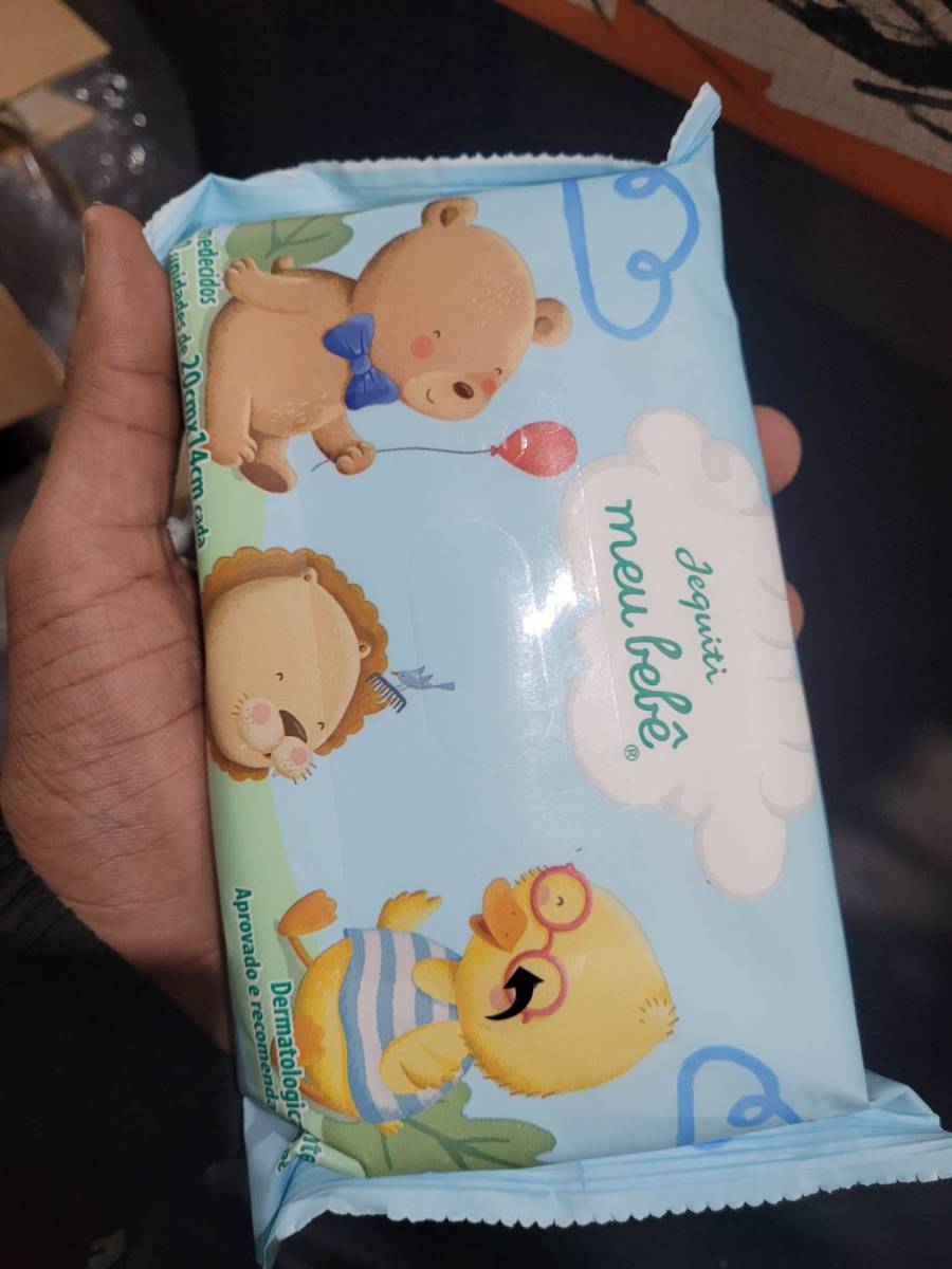 Lenços umedecidos para bebê