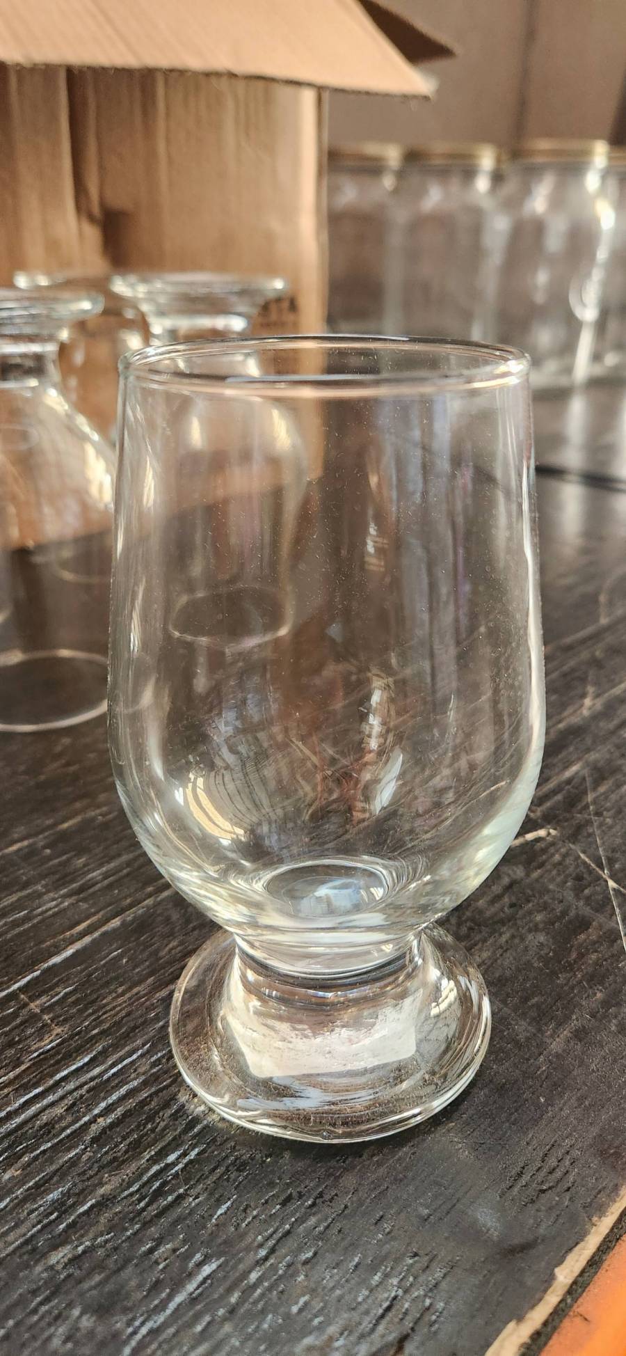 Taça de vidro para bebidas