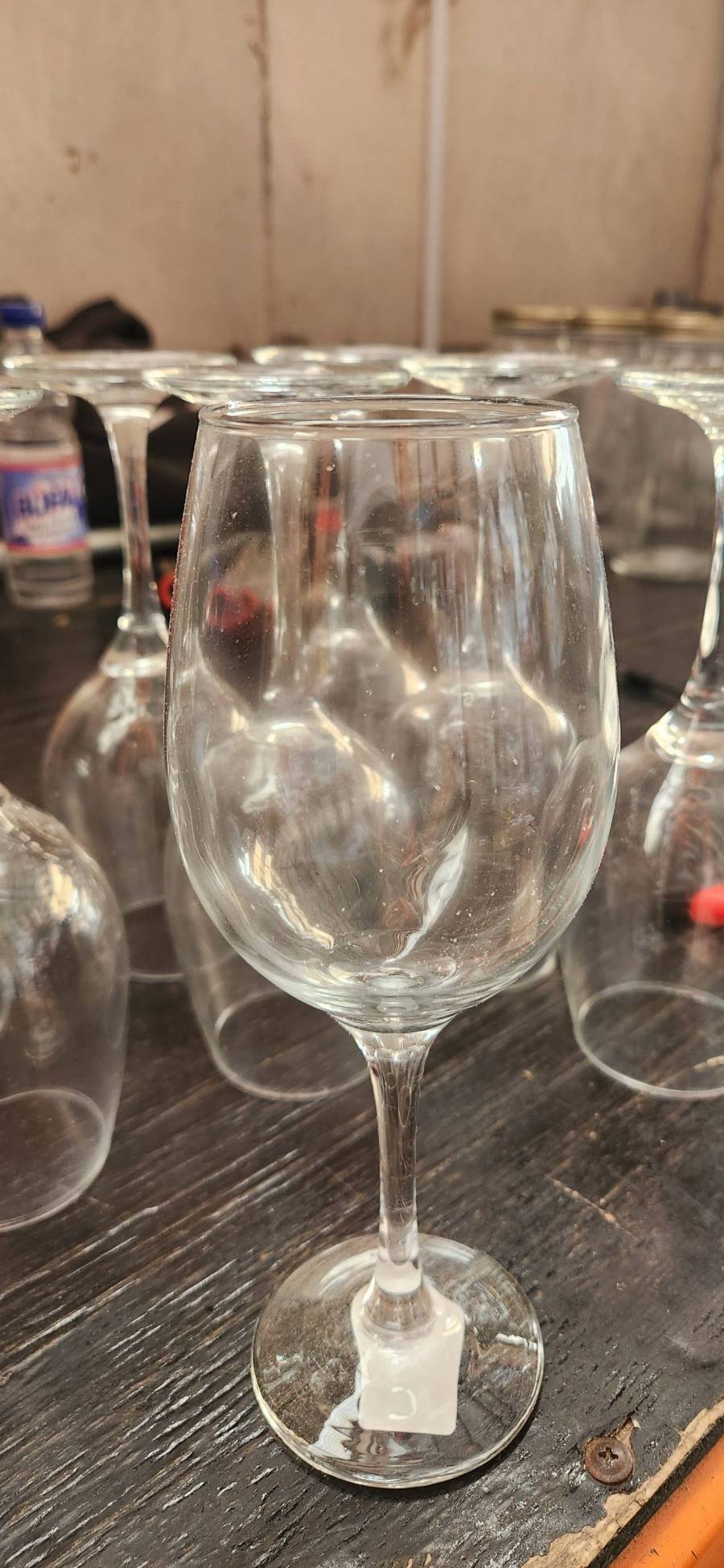 Taça de vidro para vinho