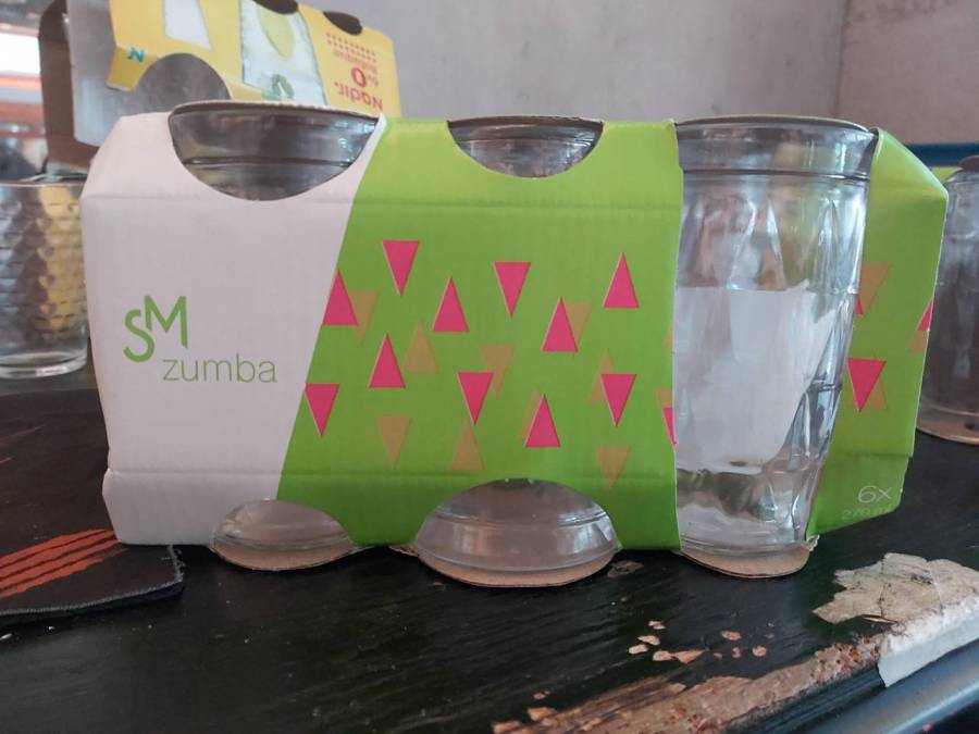 Conjunto de copos de vidro