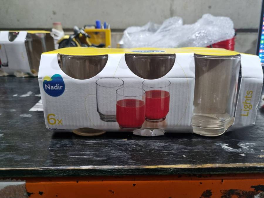 Conjunto de copos de vidro