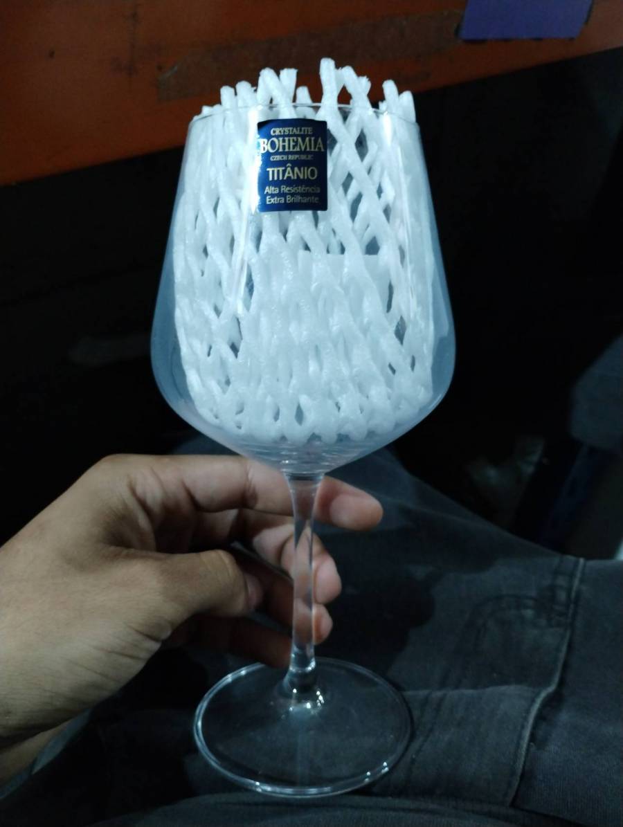 Taça de cristal para vinho