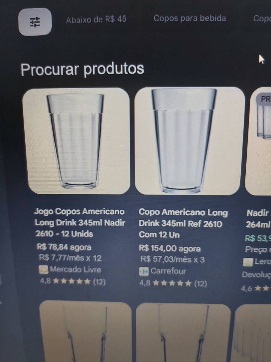 Jogo Copos Americano Long Drink 345ml