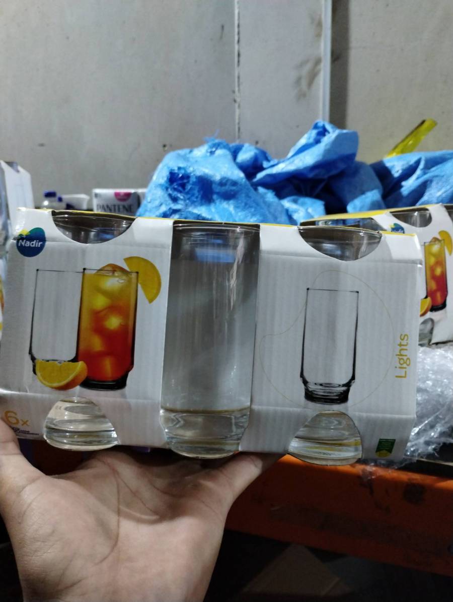 Conjunto de copos de vidro