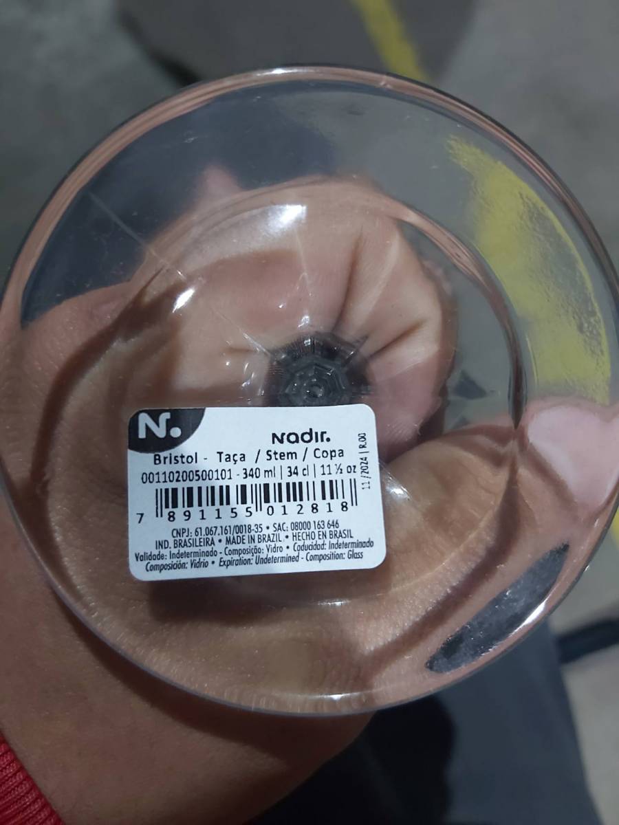 Taça Bristol de vidro
