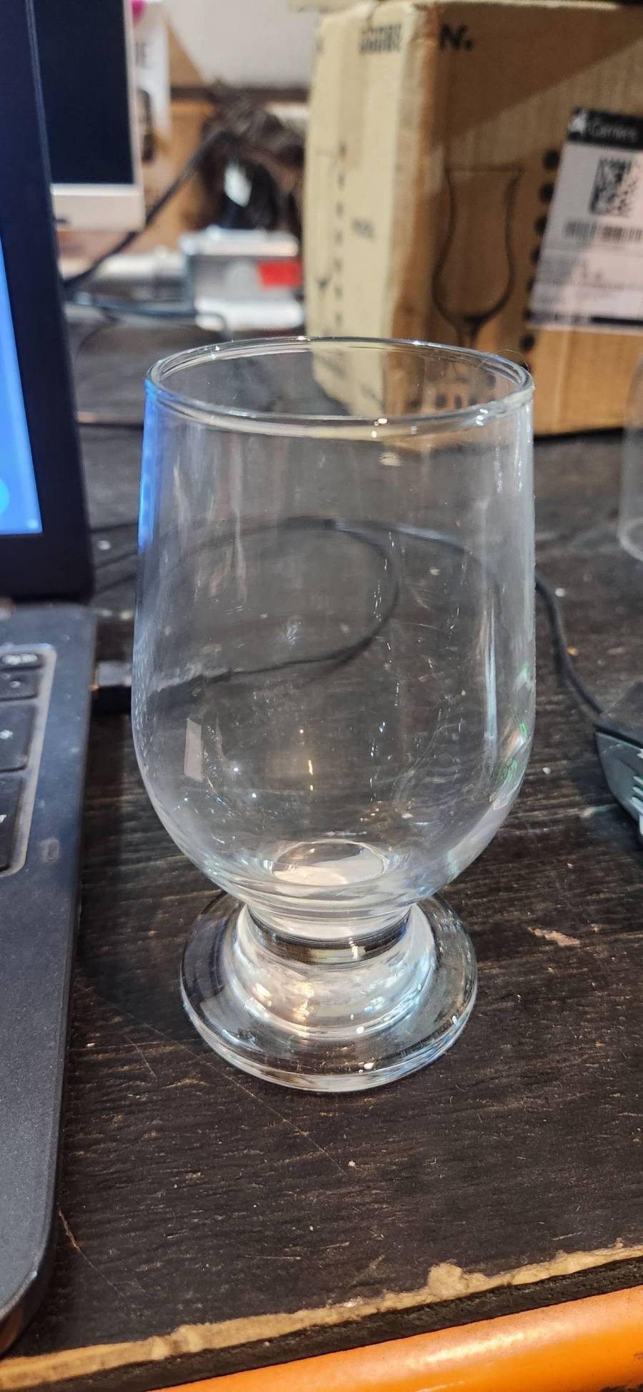 Taça de vidro para bebidas