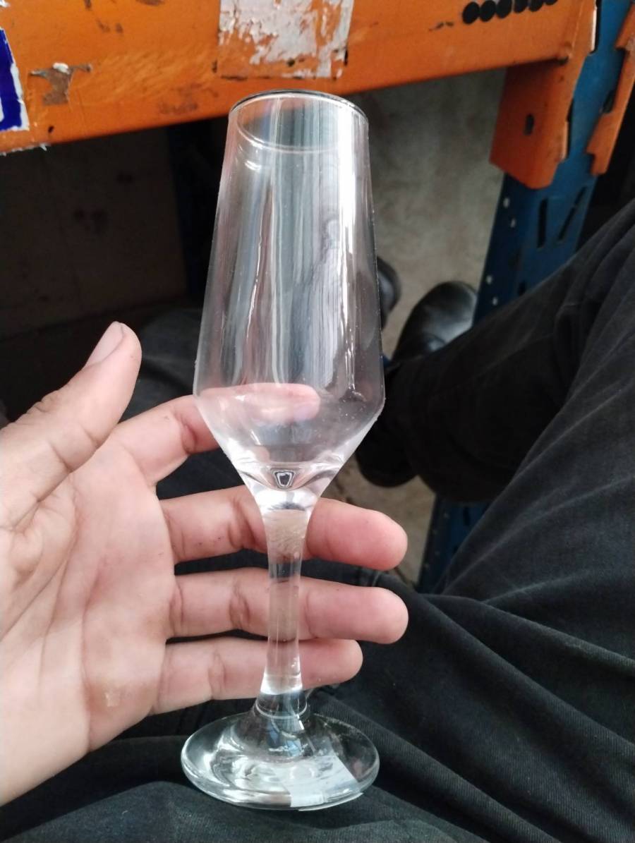 Taça de vidro para buffet