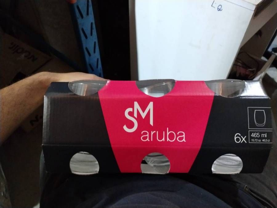 Conjunto de copos de vidro