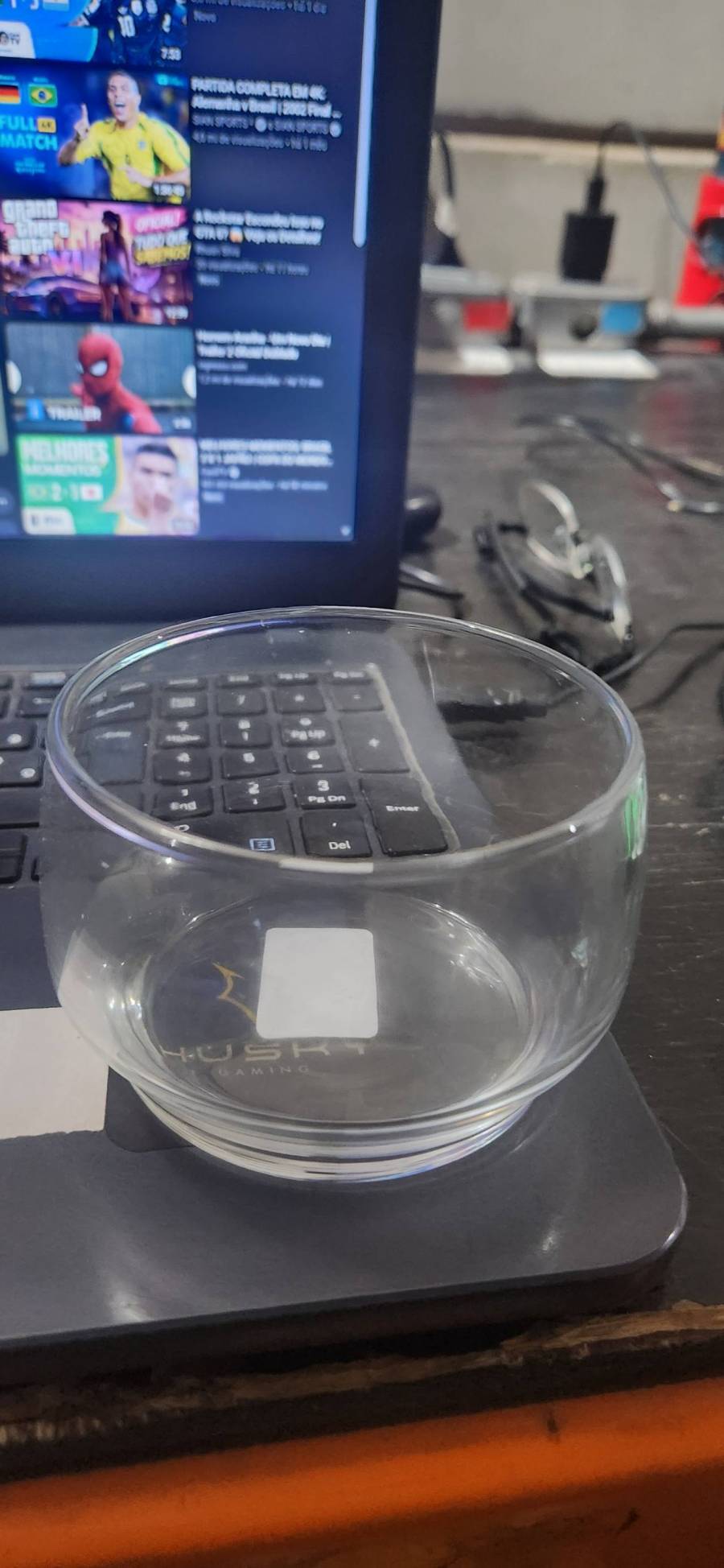 Copo de vidro