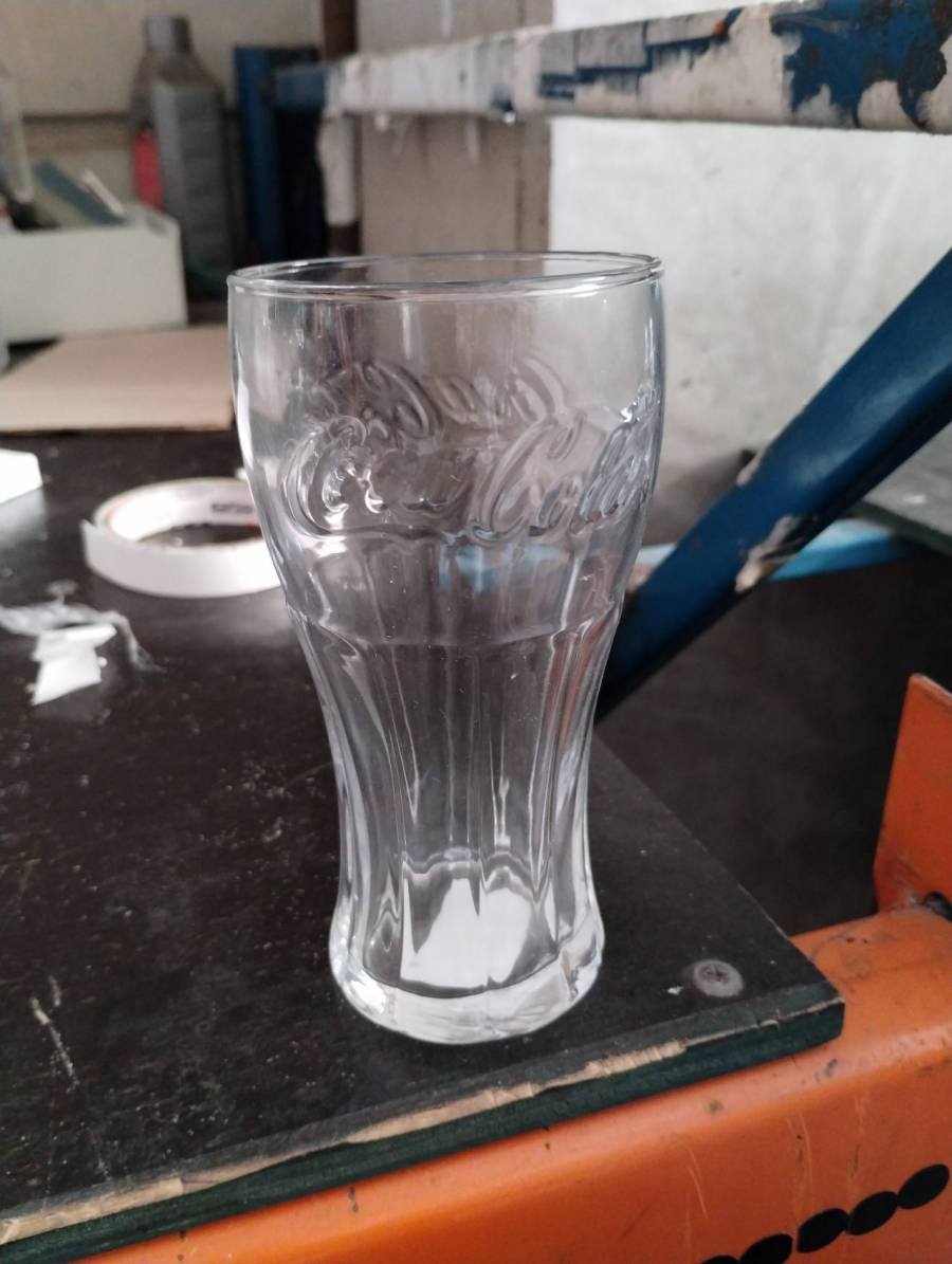 Copo de vidro Coca-Cola Contour