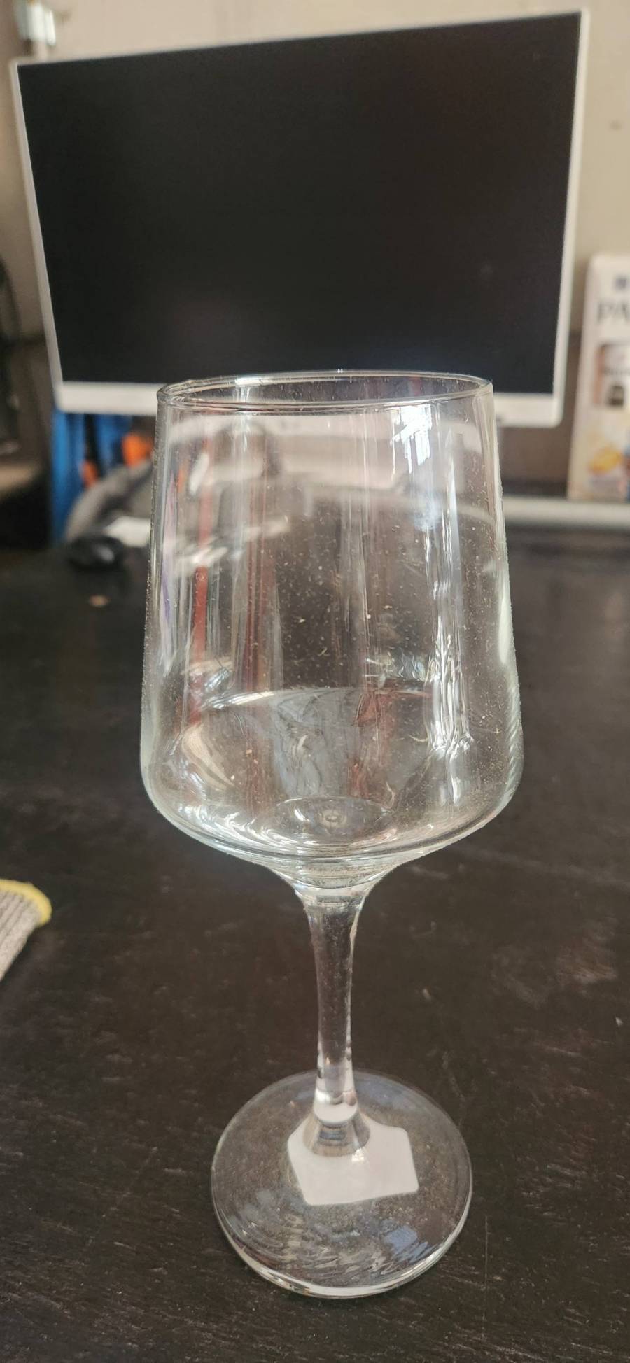 Taça de vidro para vinho