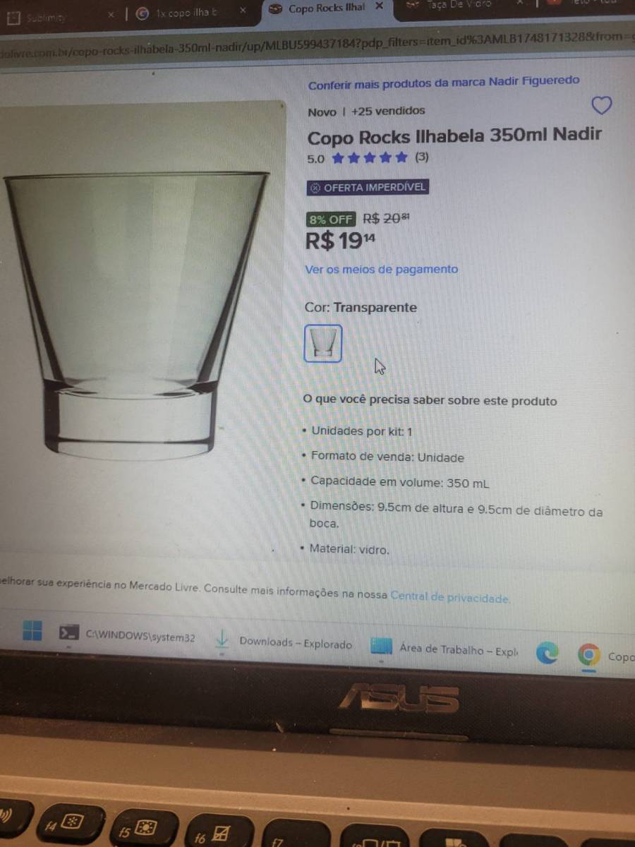 Copo Rocks Ilhabela 350ml