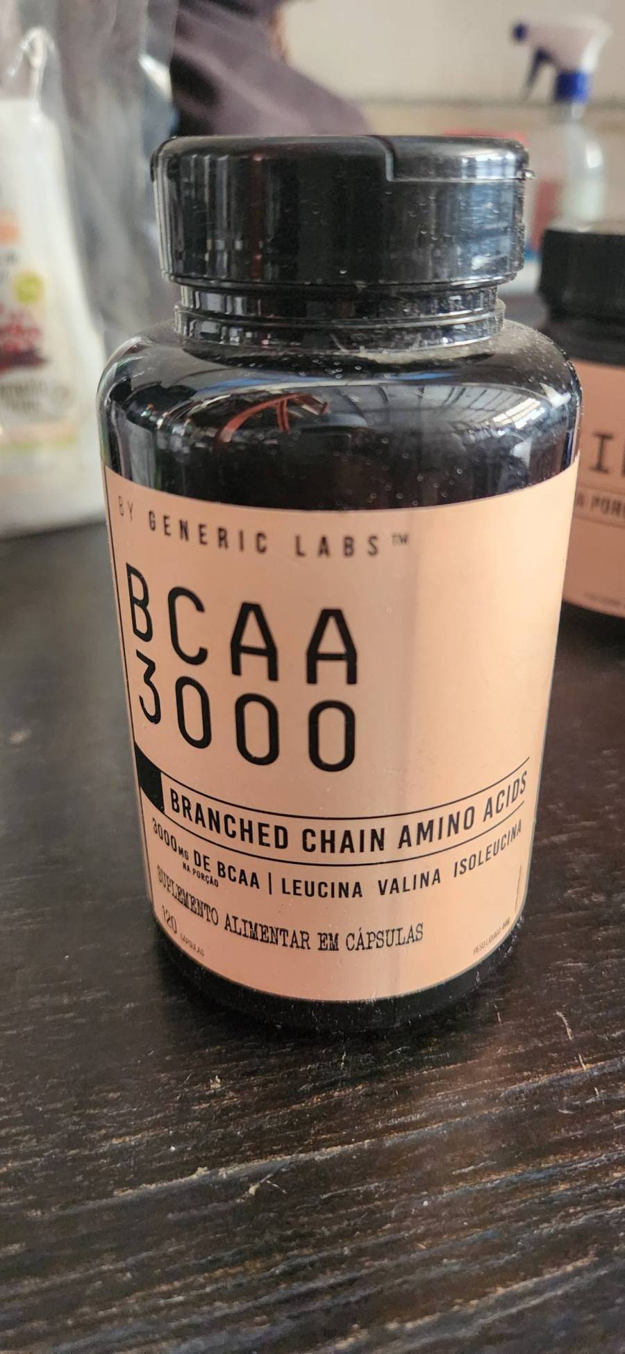 Suplemento alimentar em cápsulas BCAA 3000