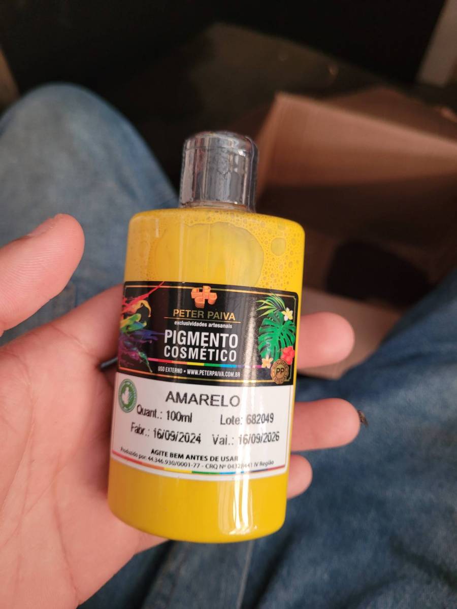 Pigmento Cosmético Amarelo