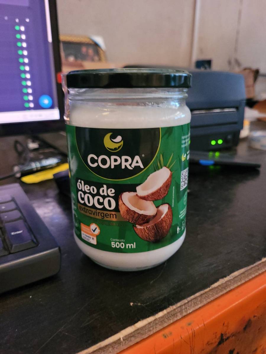 Óleo de coco extravirgem