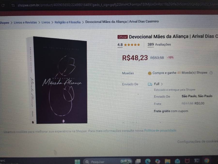 Livro Devocional Mães da Aliança