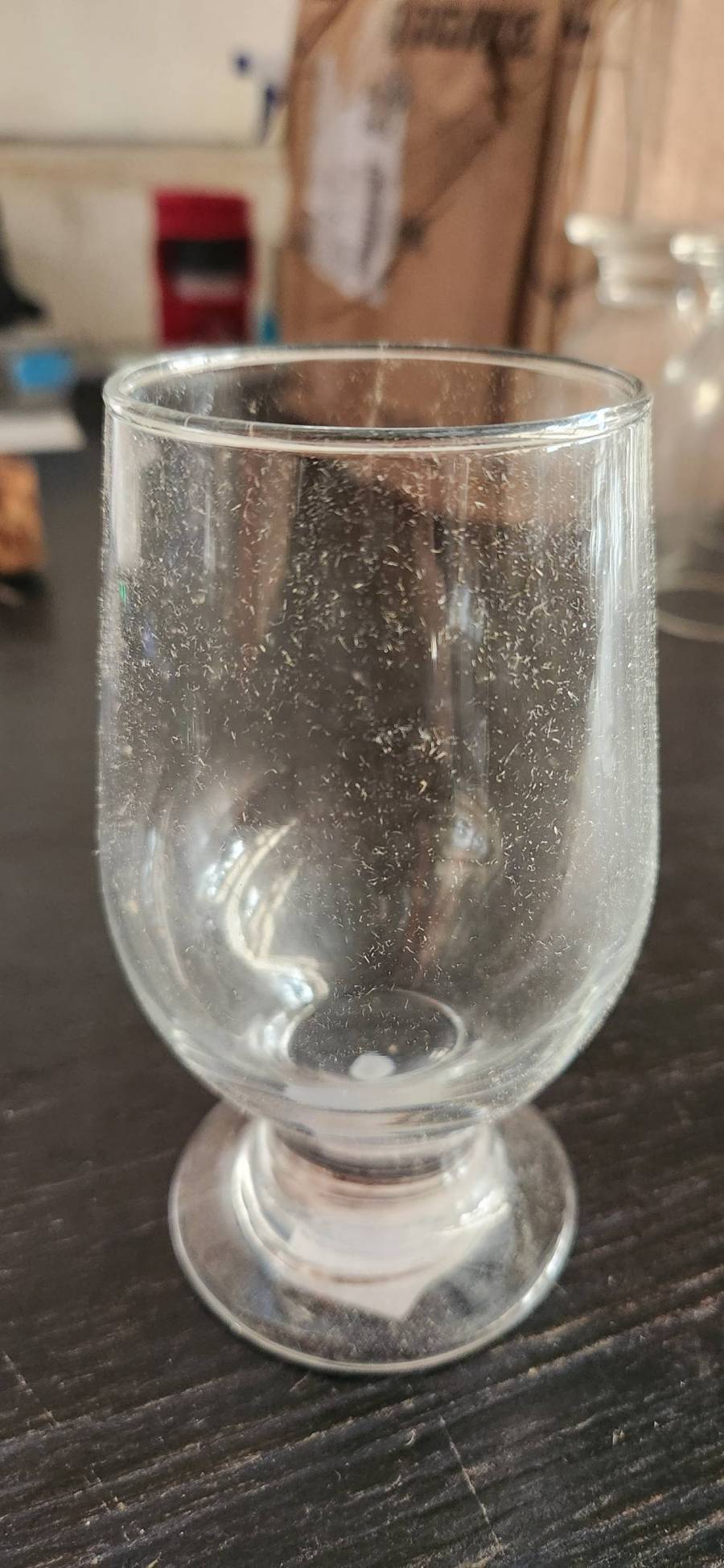 Taça de vidro para bebidas