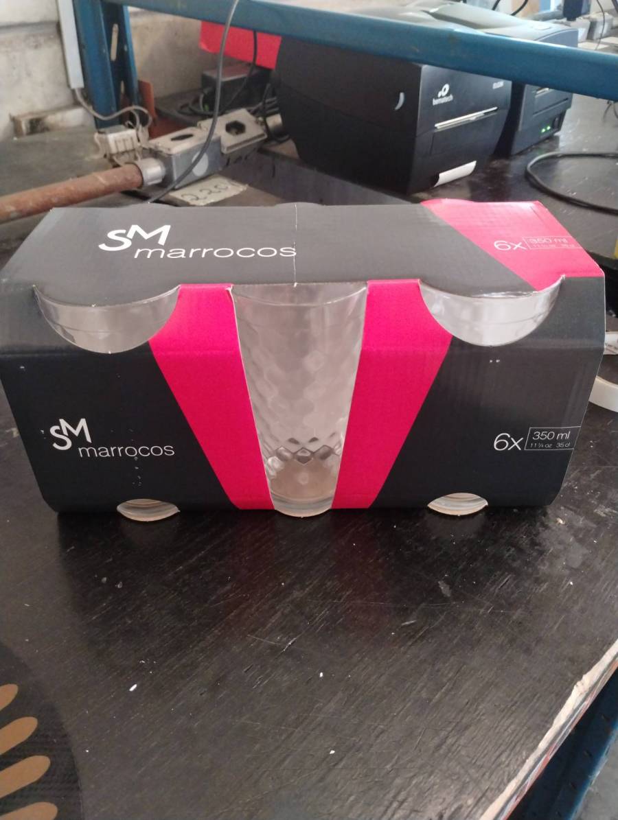 Conjunto de copos de vidro 350 ml