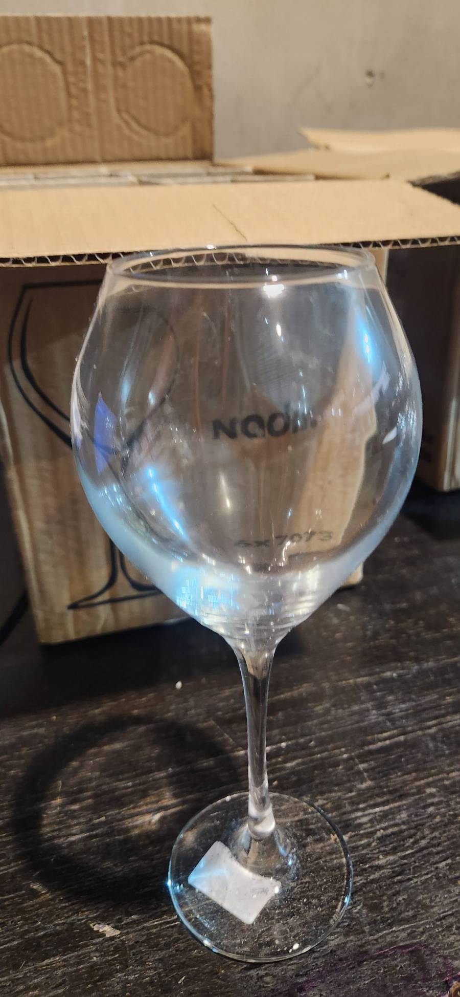 Taça de vidro para bebidas