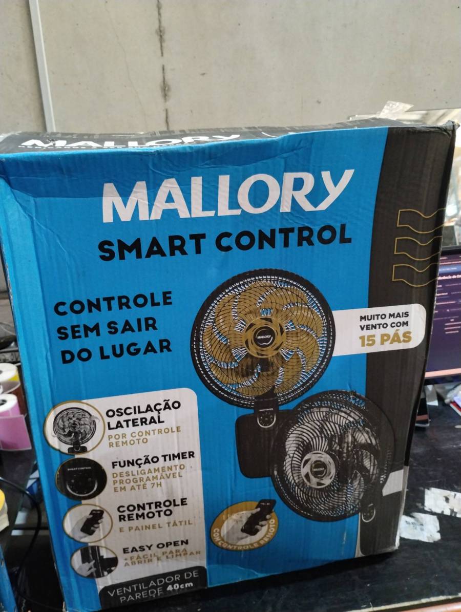 Ventilador de parede com controle remoto