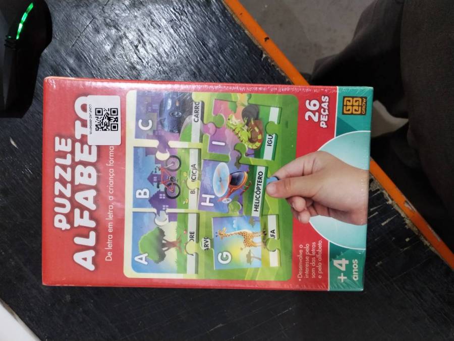 Puzzle Alfabeto com 26 peças