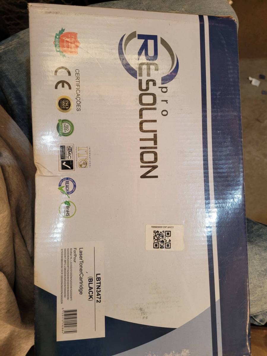 Cartucho de toner preto para impressora laser
