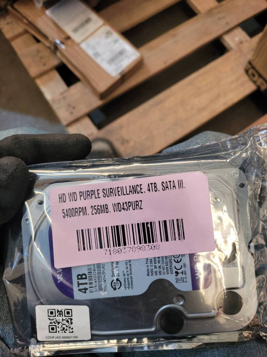 HD WD Purple Surveillance 4TB SATA III