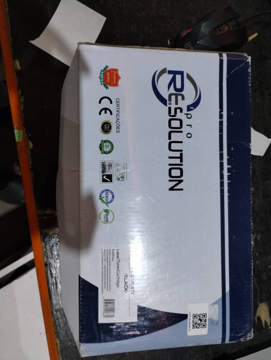 Cartucho de toner preto para impressora laser