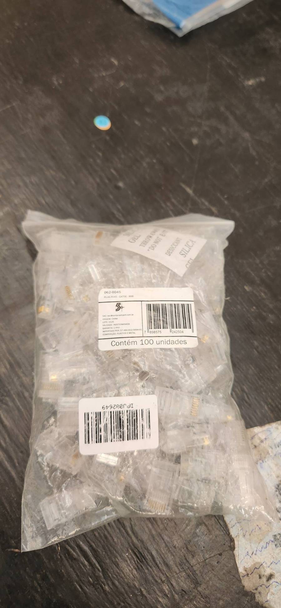 Plug RJ45 CAT5E 8x8