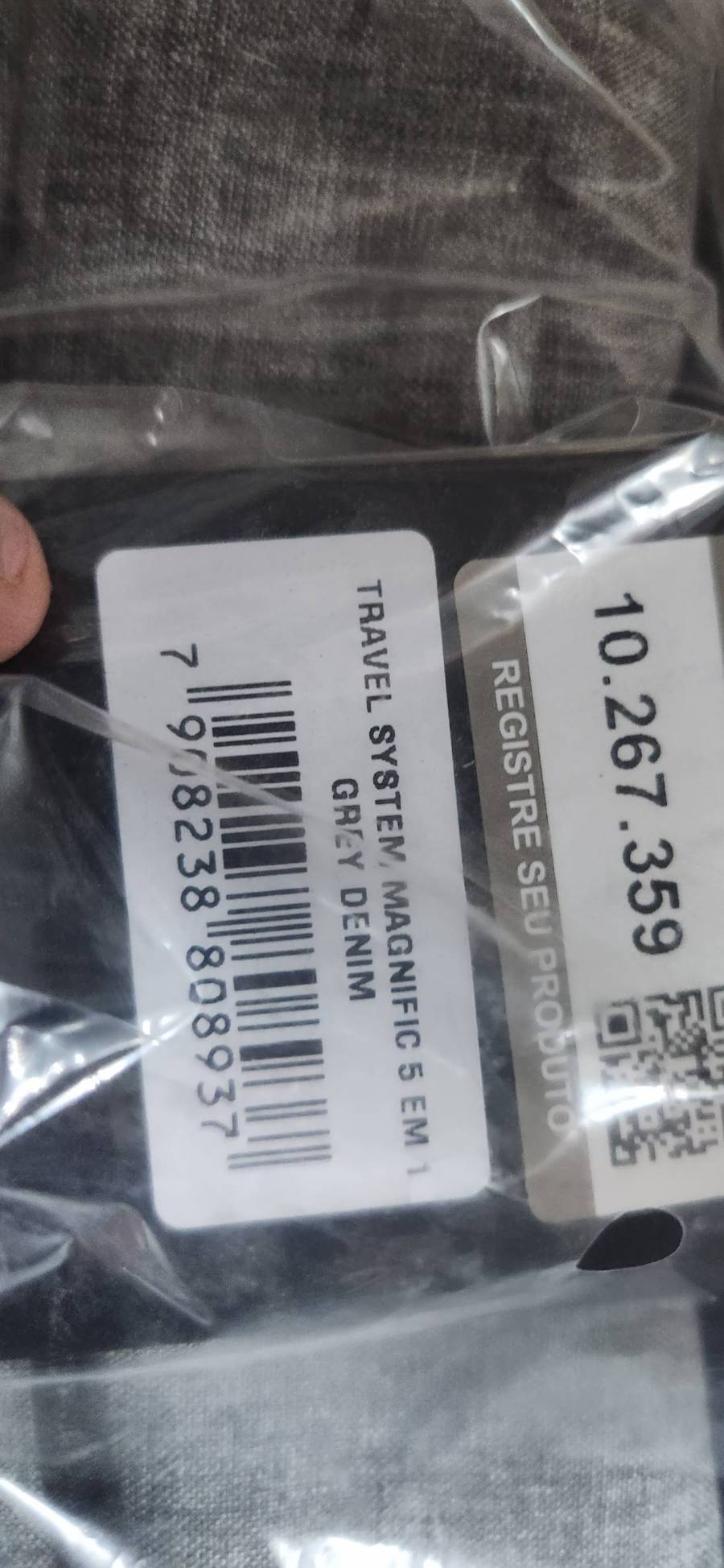 Calça jeans cinza