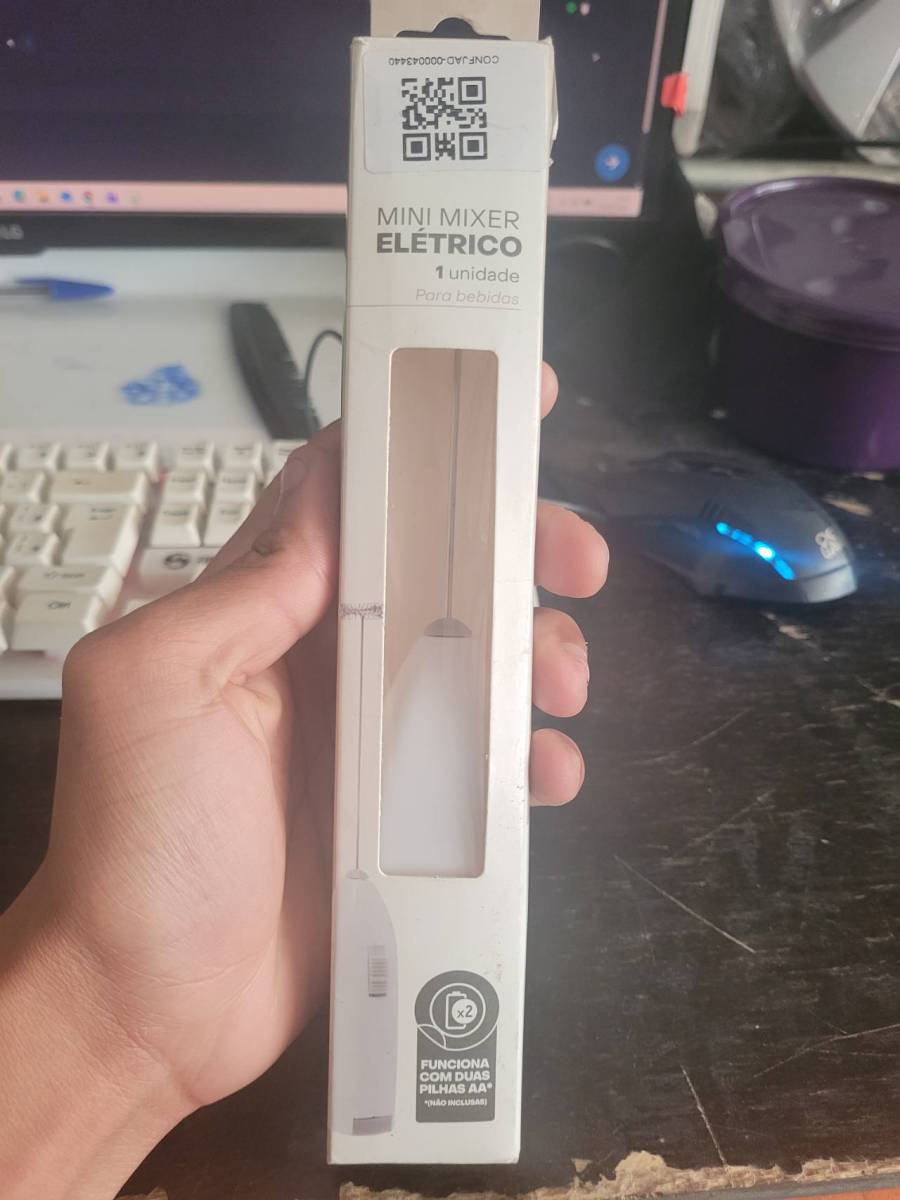 Mini Mixer Elétrico para bebidas