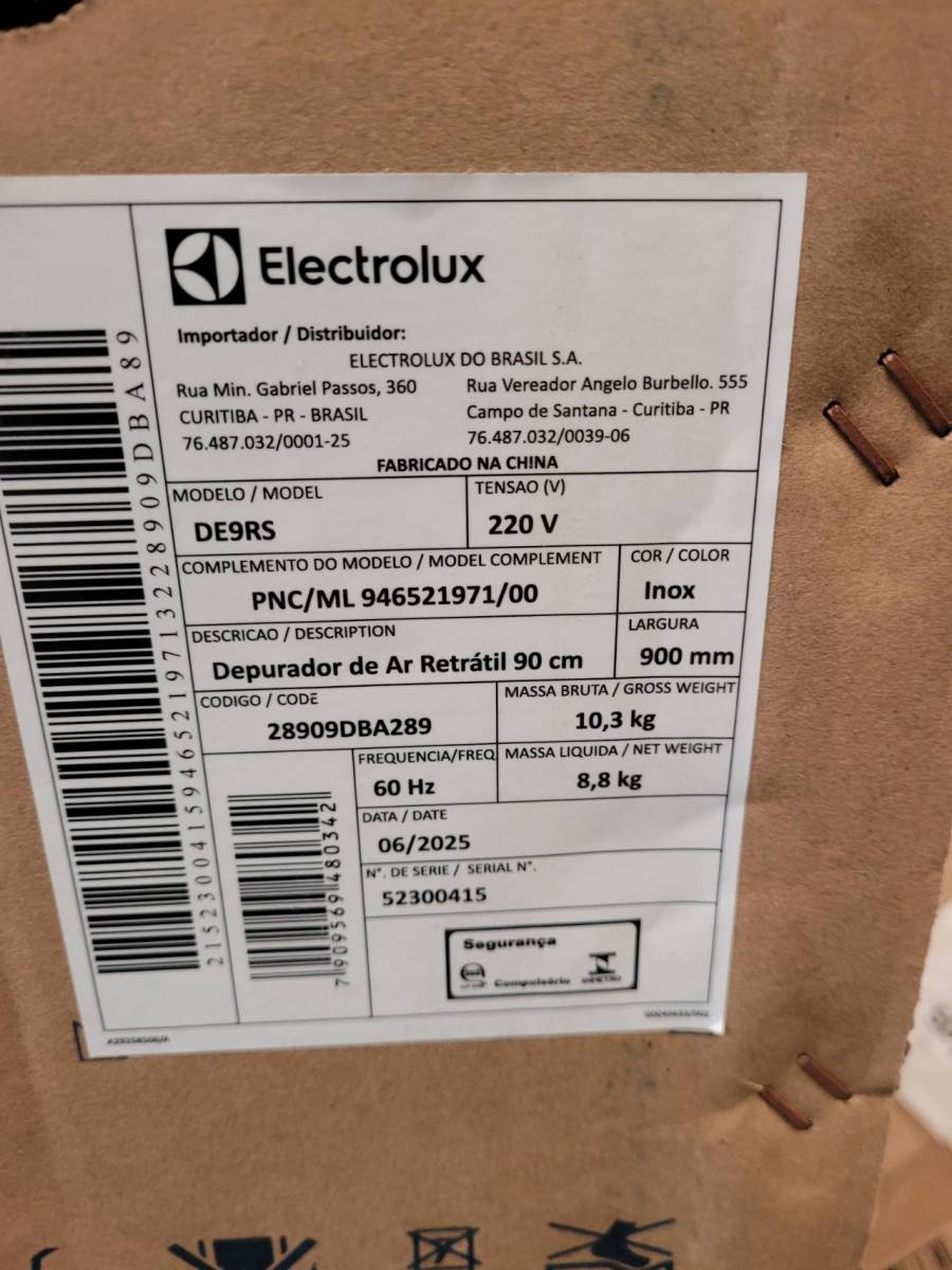 Depurador de Ar Retrátil 90 cm