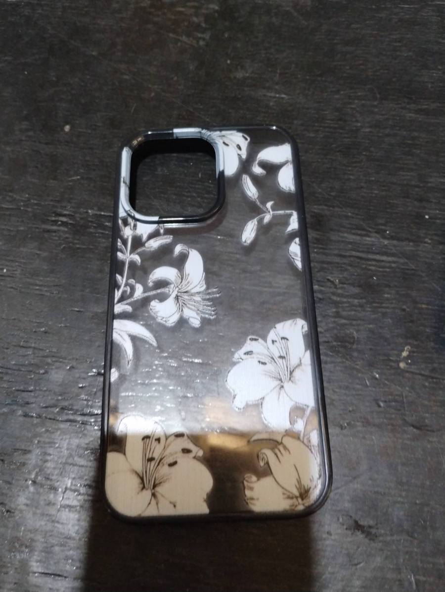 Capa protetora para smartphone com estampa floral