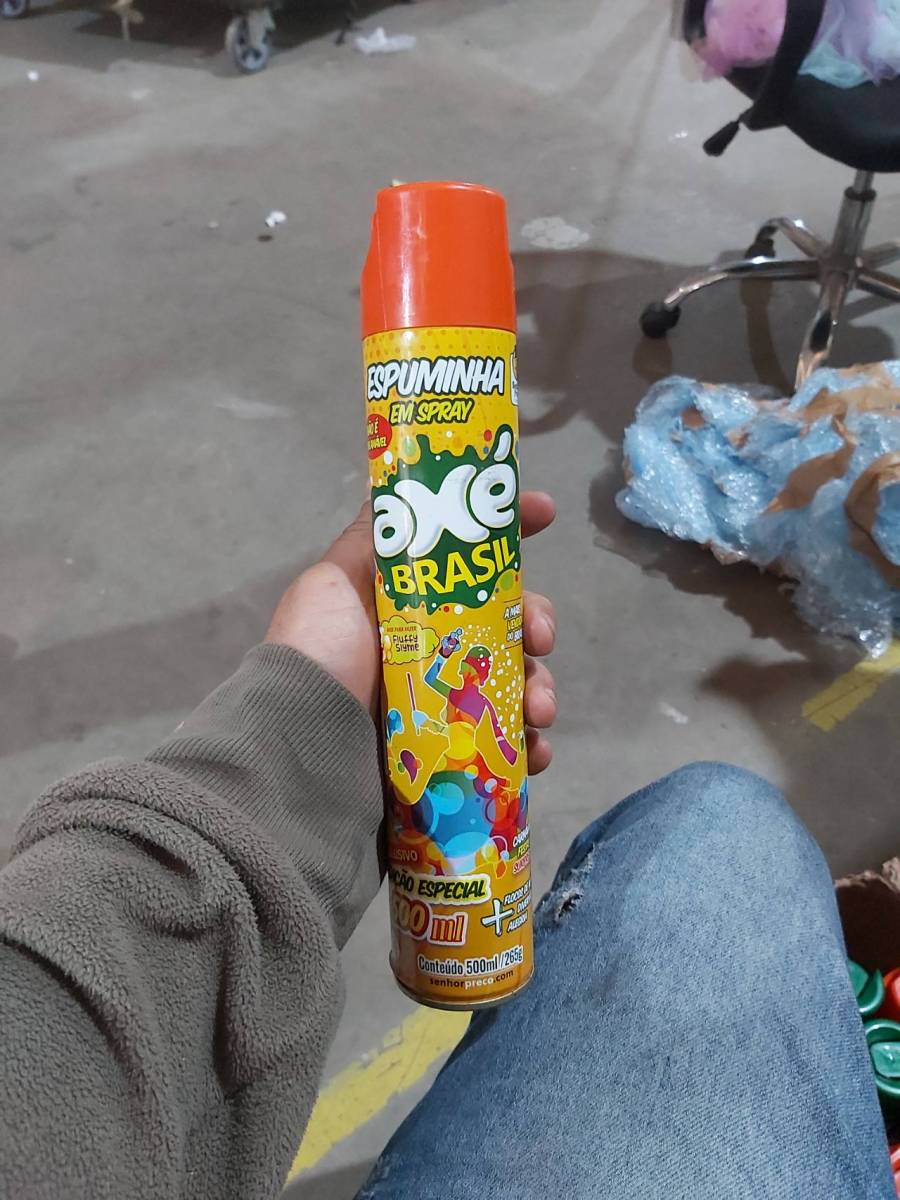Espuminha em spray Axé Brasil