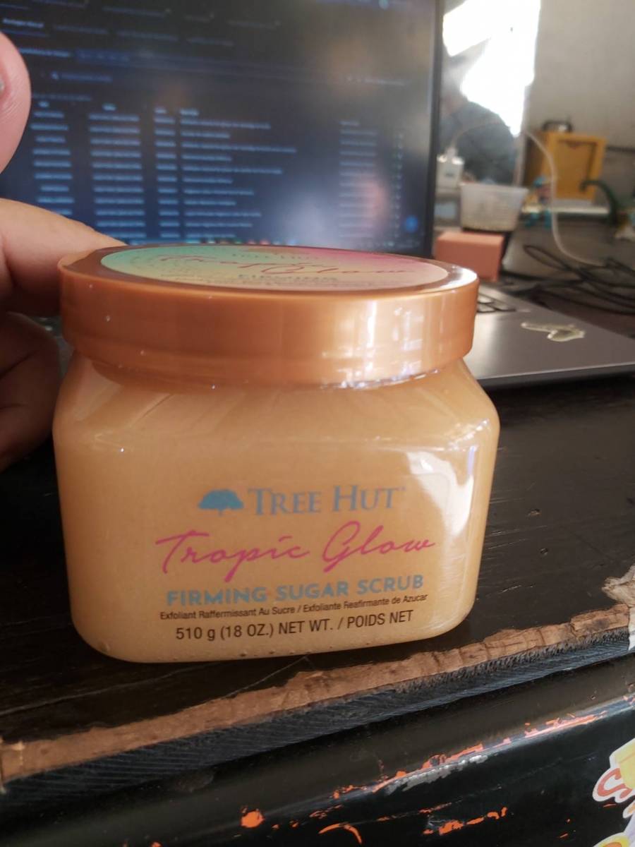 Esfoliante corporal em açúcar