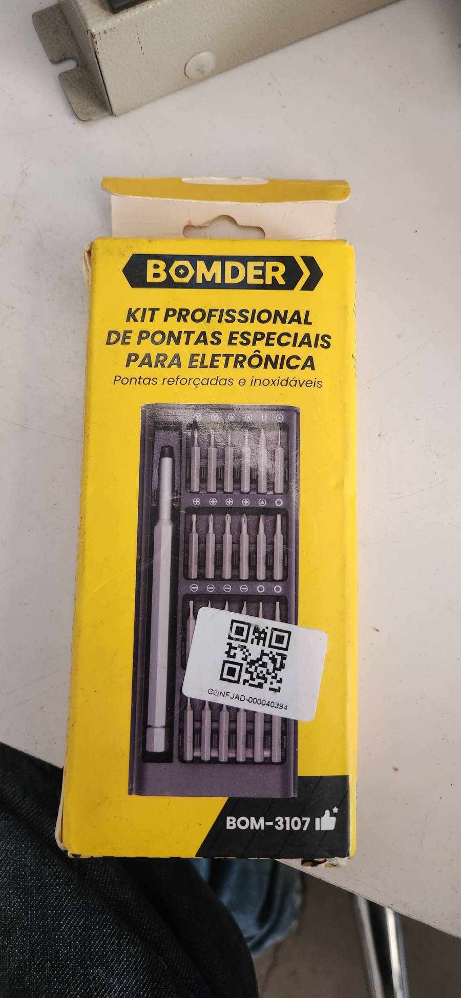 Kit profissional de pontas especiais para eletrônica