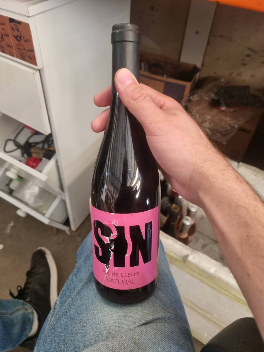 Vinho natural tinto
