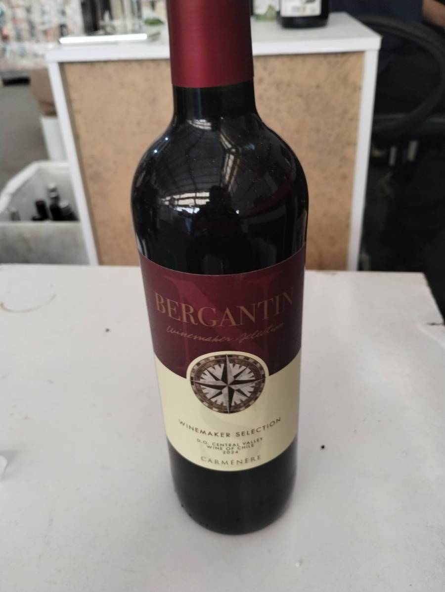 Vinho tinto Carménère Bergantin Winemaker Selection