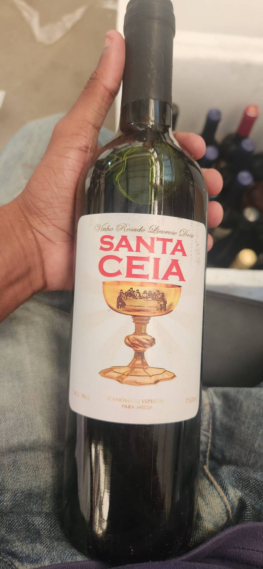 Vinho Licoroso Rosado Doce Santa Ceia