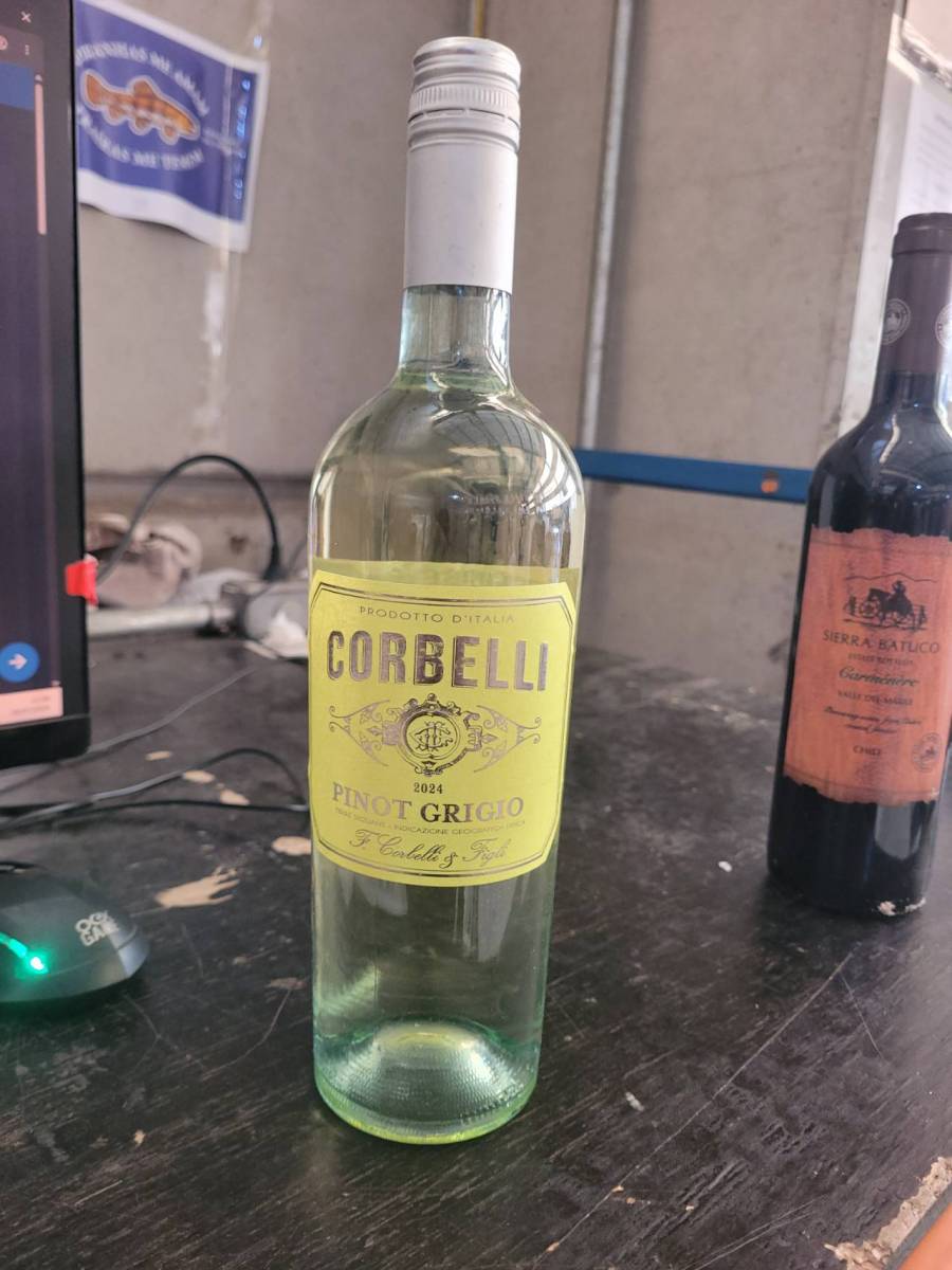 Vinho branco seco Pinot Grigio