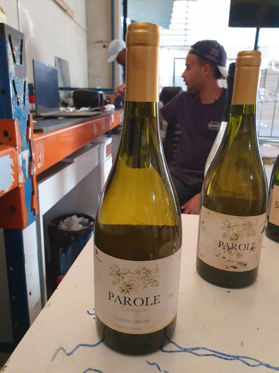 Vinho branco seco Pinot Grigio