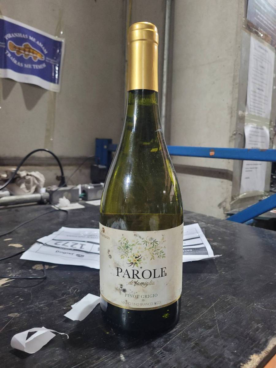 Vinho fino branco seco Pinot Grigio