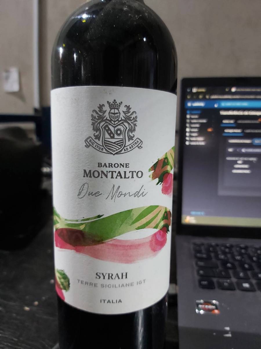 Vinho Barone Montalto Due Mondi Syrah