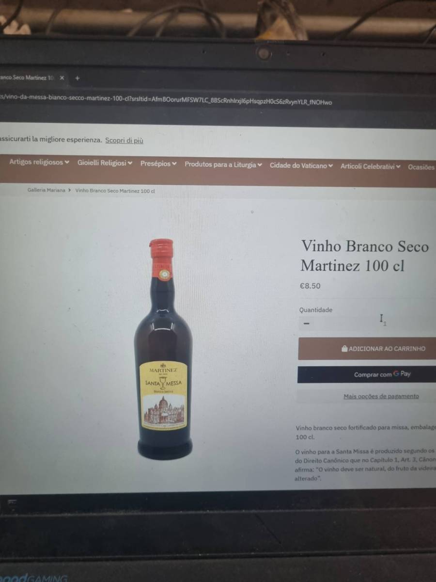 Vinho Branco Seco Martinez