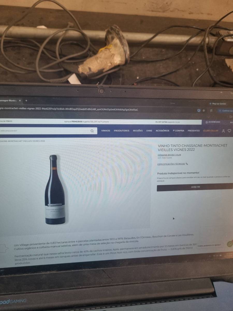 Vinho Tinto Chassagne-Montrachet Vieilles Vignes 2022
