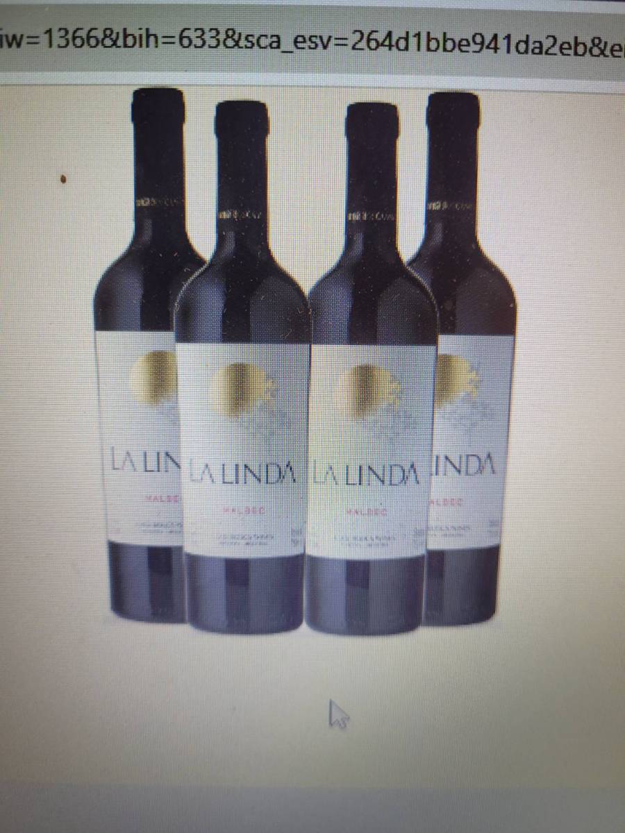 Vinho tinto La Linda Malbec